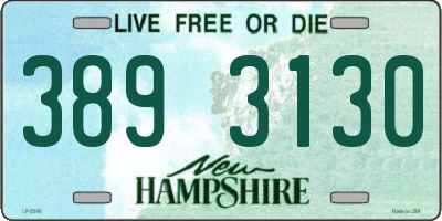 NH license plate 3893130