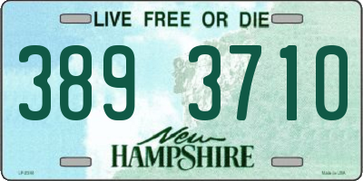 NH license plate 3893710