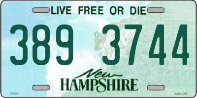 NH license plate 3893744