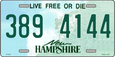 NH license plate 3894144