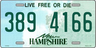 NH license plate 3894166