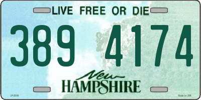 NH license plate 3894174