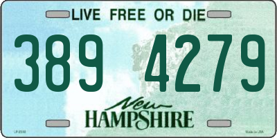NH license plate 3894279