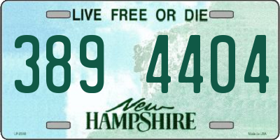 NH license plate 3894404