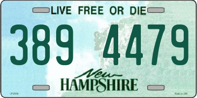 NH license plate 3894479