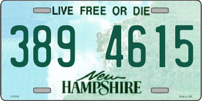 NH license plate 3894615