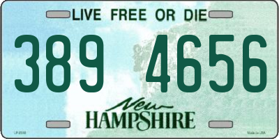 NH license plate 3894656
