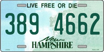 NH license plate 3894662