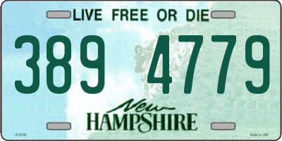 NH license plate 3894779