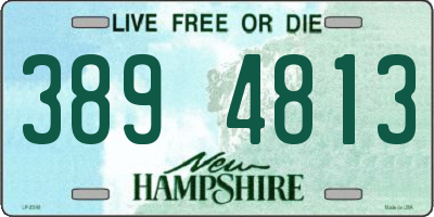 NH license plate 3894813