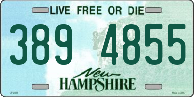 NH license plate 3894855