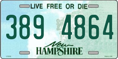 NH license plate 3894864