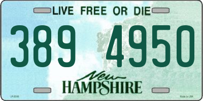 NH license plate 3894950