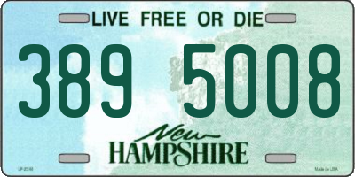 NH license plate 3895008