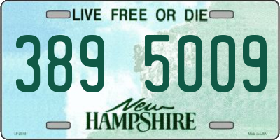 NH license plate 3895009