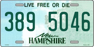 NH license plate 3895046