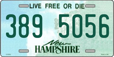 NH license plate 3895056