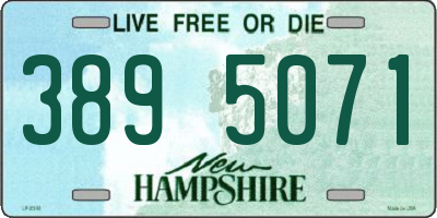 NH license plate 3895071