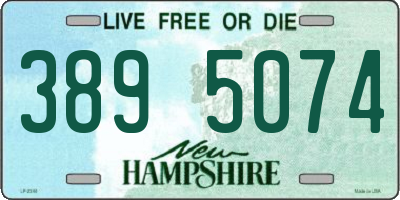 NH license plate 3895074