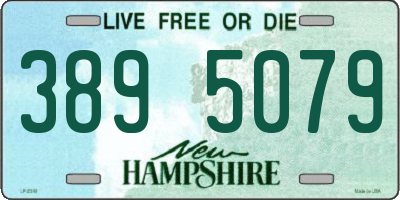 NH license plate 3895079