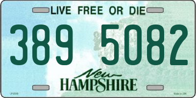 NH license plate 3895082