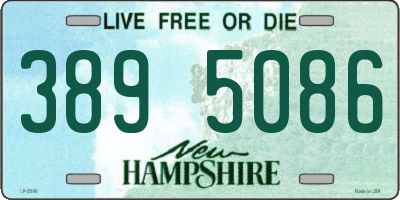 NH license plate 3895086