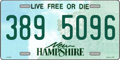 NH license plate 3895096