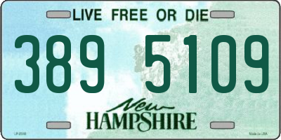 NH license plate 3895109