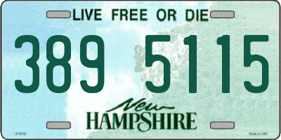 NH license plate 3895115