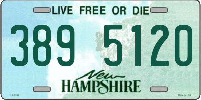 NH license plate 3895120