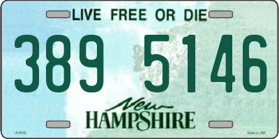 NH license plate 3895146