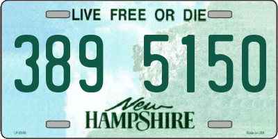 NH license plate 3895150