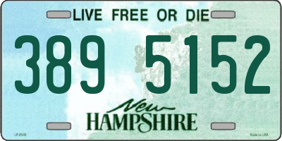 NH license plate 3895152