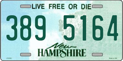 NH license plate 3895164