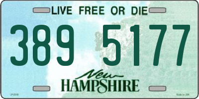 NH license plate 3895177