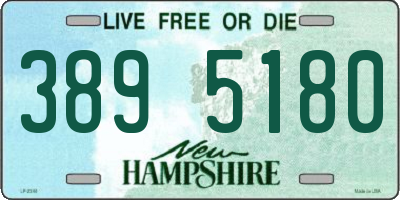 NH license plate 3895180