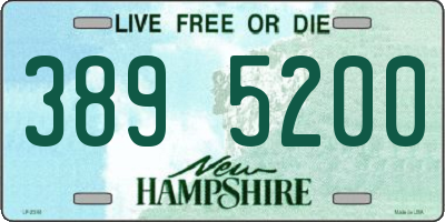 NH license plate 3895200