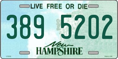 NH license plate 3895202