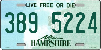 NH license plate 3895224