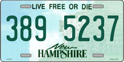 NH license plate 3895237