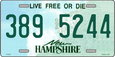 NH license plate 3895244