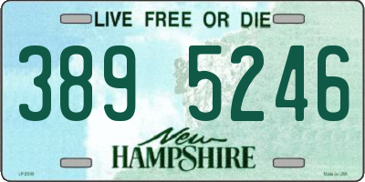 NH license plate 3895246