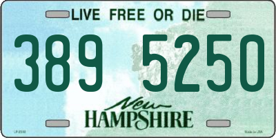 NH license plate 3895250