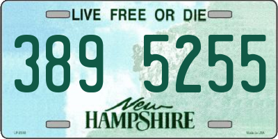 NH license plate 3895255