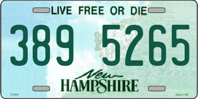 NH license plate 3895265