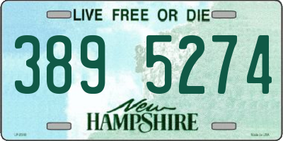 NH license plate 3895274