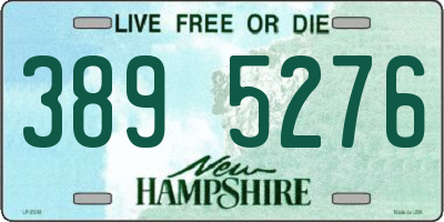 NH license plate 3895276