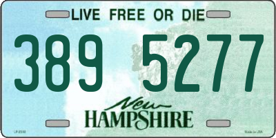 NH license plate 3895277