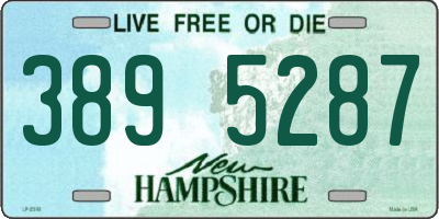 NH license plate 3895287
