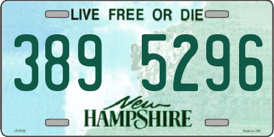 NH license plate 3895296